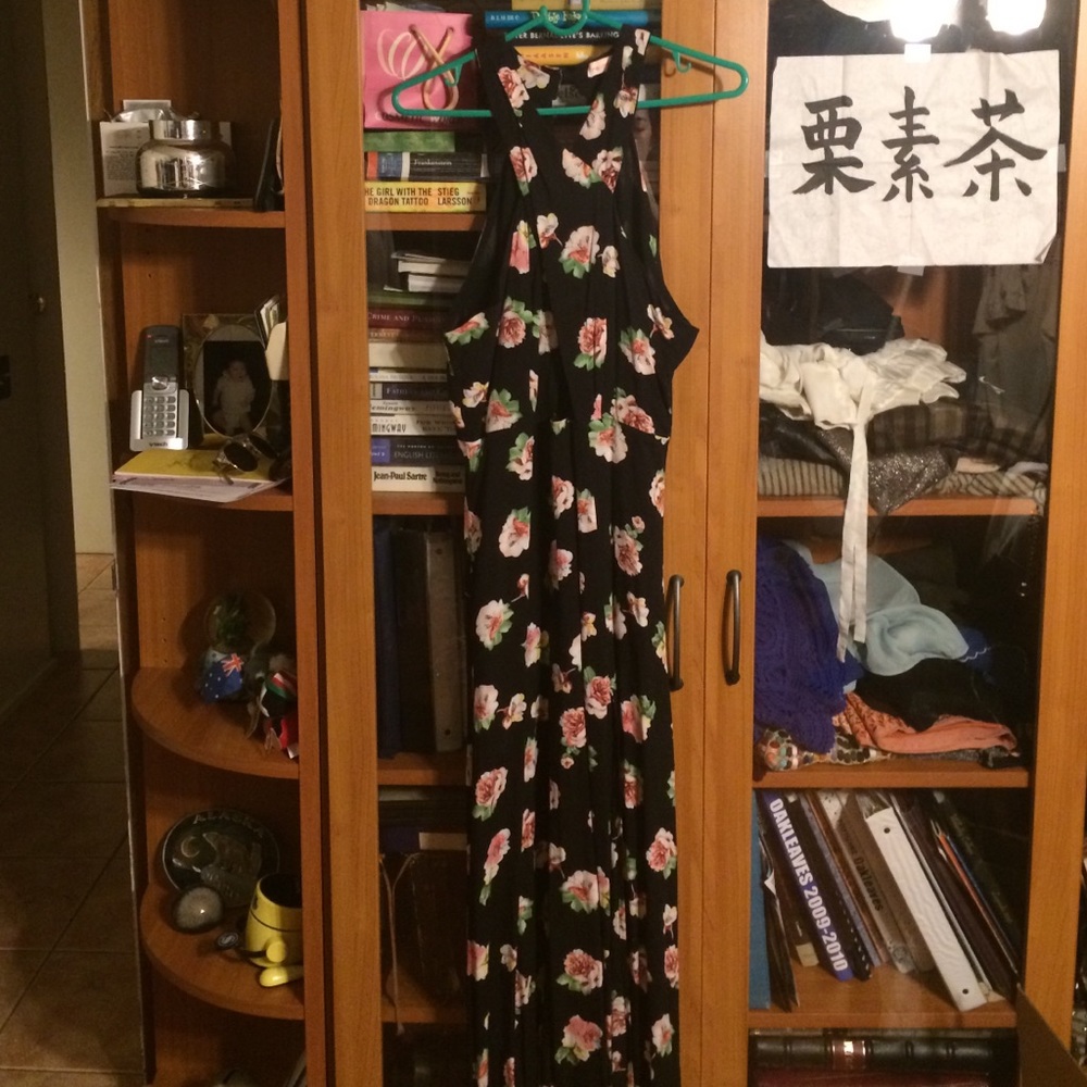 Renamed brand floral maxi slit dress